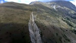 Terremoto - Le immagini della faglia riprese da Ingv