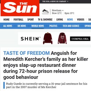 The Sun rilancia la notizia pubblicata da Tusciaweb su Rudy Guede