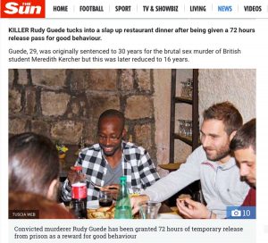 The Sun rilancia la notizia pubblicata da Tusciaweb su Rudy Guede