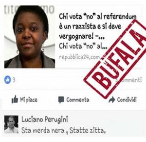 Il commento dell'assessore Perugini al post dell'ex ministra