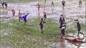 Calcio - Favl - Grotte Santo Stefano sotto la pioggia