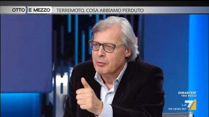 Vittorio Sgarbi a Otto e mezzoVittorio Sgarbi a Otto e mezzo