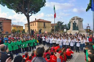 Tarquinia - Un momento della celebrazione a viale Luigi Dasti