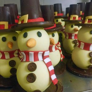 Fabbrica di cioccolato al Caffeina Christmas village