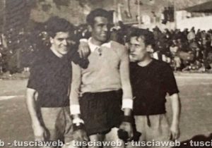 Come eravamo anni '50 - Trio difensivo del Tarquinia calcio