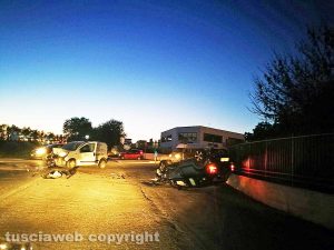 Civita Castellana - Incidente in località Quartuccio