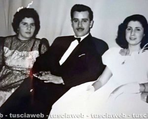 Viterbo - Come eravamo 1952 - Adriana e Francesco Politi con la nipote Adele Pagliarello
