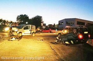 Civita Castellana - Incidente in località Quartuccio