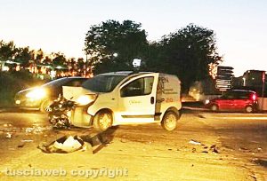 Civita Castellana - Incidente in località Quartuccio