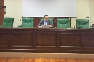 Viterbo - Flaminio Monteleone all'istituto Fantappiè