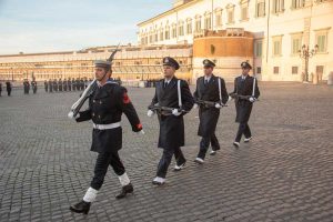 Guardia d’Onore al Quirinale per gli Allievi Marescialli