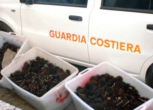 Intervento della guardia costiera
