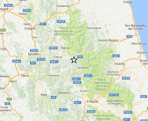 Terremoto di magnitudo 3,7 