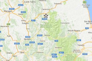 Scossa di terremoto di magnitudo 3,9 a Fiordimonte