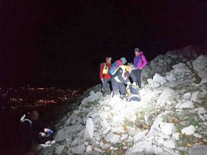 Intervento del soccorso alpino 