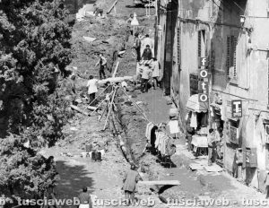 Viterbo - Come eravamo 1984 - Lavori a via Cairoli