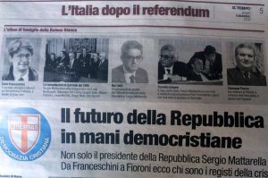 L'articolo del Tempo dedicato alla crisi 