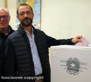 Ronciglione - Referendum - Andrea Egidi al voto