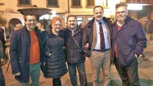 Vetralla - La giunta con l'assessore regionale Hausmann