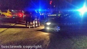 Incidente sulle strade della Tuscia la notte di Natale