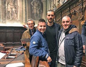 Viterbo - Leonardo Bonucci in comune