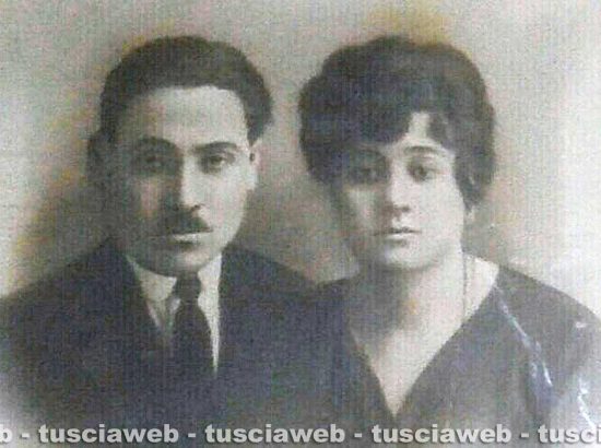 Vetralla - Come eravamo 1920 - Saturo Barsimeo Cenci ed Erminia Chiassarini sposi