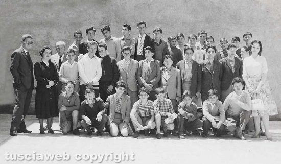 Viterbo - Come eravamo 1959 - Scuola media delle Monachelle
