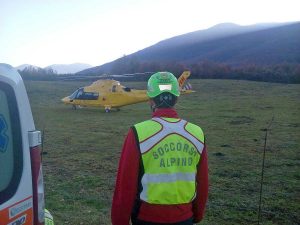 I soccorsi sul luogo dell'incidente