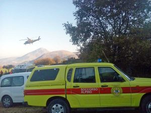 I soccorsi sul luogo dell'incidente
