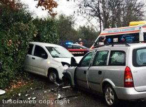Civita Castellana - Carambola tra auto in via Falerina