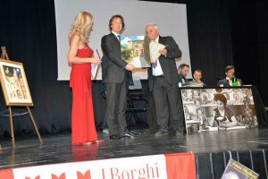 Bagnoregio - Il pittore Furia e il sindaco Bigiotti