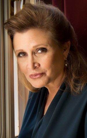 L'attrice Carrie Fisher