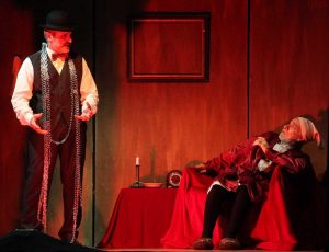 Una scena dello spettacolo teatrale