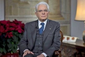 Il presidente della Repubblica Sergio Mattarella
