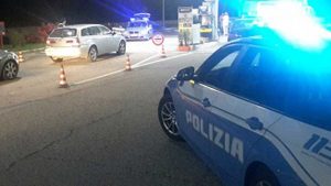 Polizia stradale - Posto di blocco