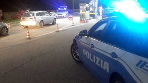 Posto di blocco della stradale