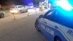 Il posto di blocco della polizia stradale
