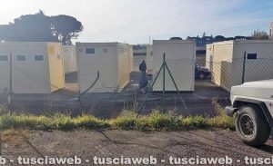 Viterbo - Centro d'accoglienza all'ex fiera - Lavori in corso