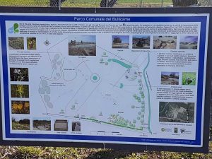 Bulicame - Il cartello del parco