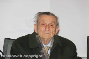 Il senatore Sergio Flamigni