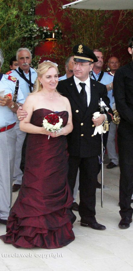 Carlo Fochetti e la moglie