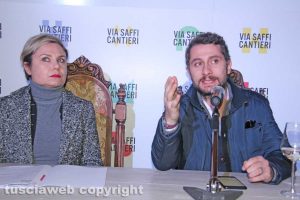 Viterbo - Via Saffi Cantieri - Lidia Bachis, Dino Passeri