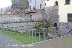 Viterbo - Palazzo di Vico - L'area esterna
