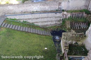 Viterbo - Palazzo di Vico - L'area esterna