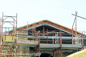 Viterbo - Ex scuderie Sallupara - I lavori