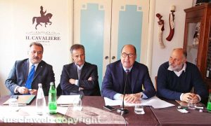 Enrico Panunzi, Michele Civita, Nizola Zingaretti e Riccardo Valentini