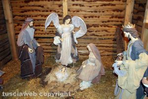 Viterbo - Il presepe a piazza del Comune