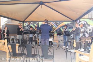 Viterbo - L'inaugurazione dell'aula al sole al Santa Rosa