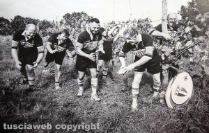 Sport - Viterbo - Il calendario 2017 dell'Old rugby - La foto di settembre
