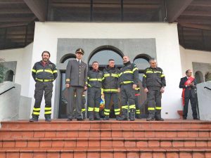 I vigili del fuoco festeggiano Santa Barabra